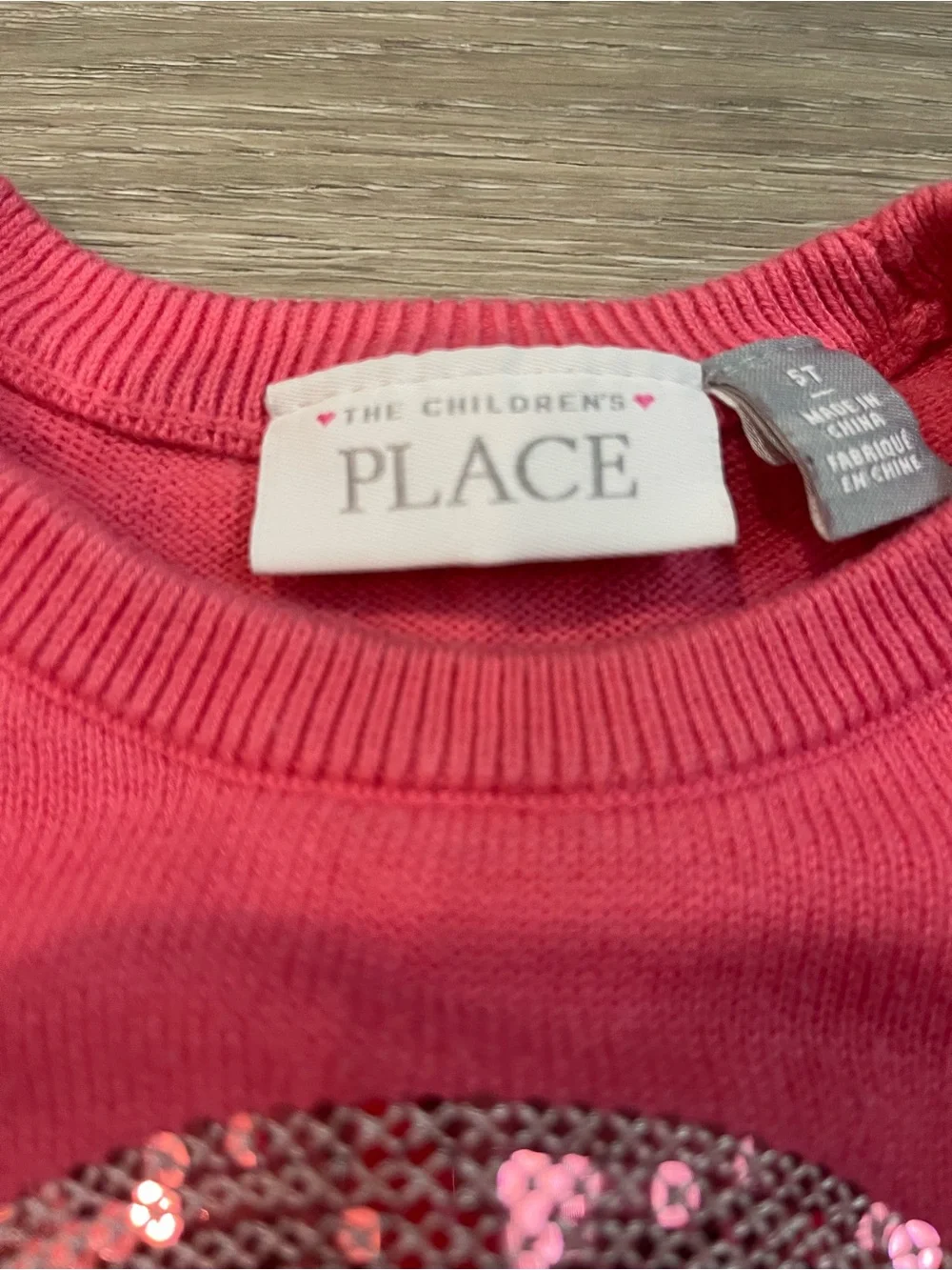 Girls Pink Rainbow Pullover Sweater